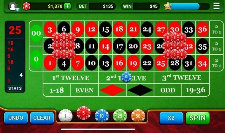 Bàn cược Roulette Nhà Cái MU88